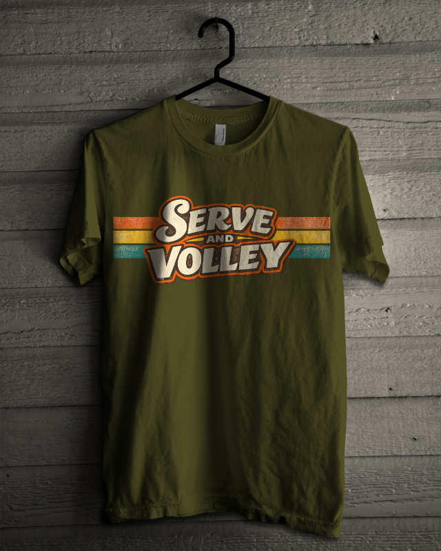 Serve&Volley Tee in Navy color