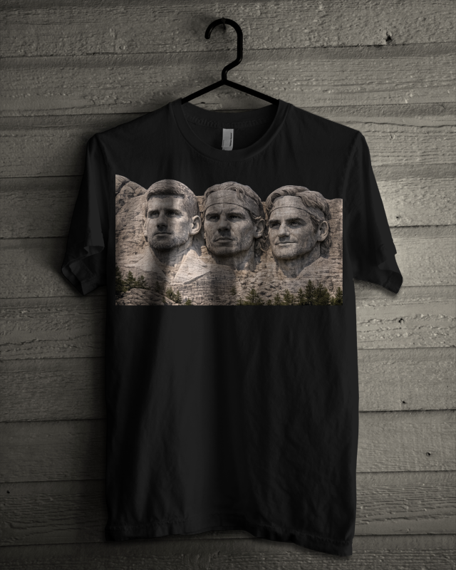 Mount Rushmore Tee in Black color
